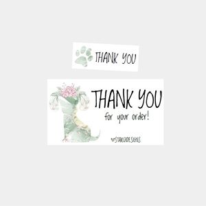 39. Watercolor Puppy Personalized Package Inserts | Stickers Bundle